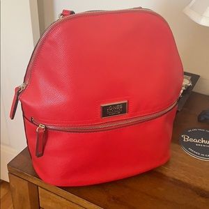 New Jones New York Red Backpack